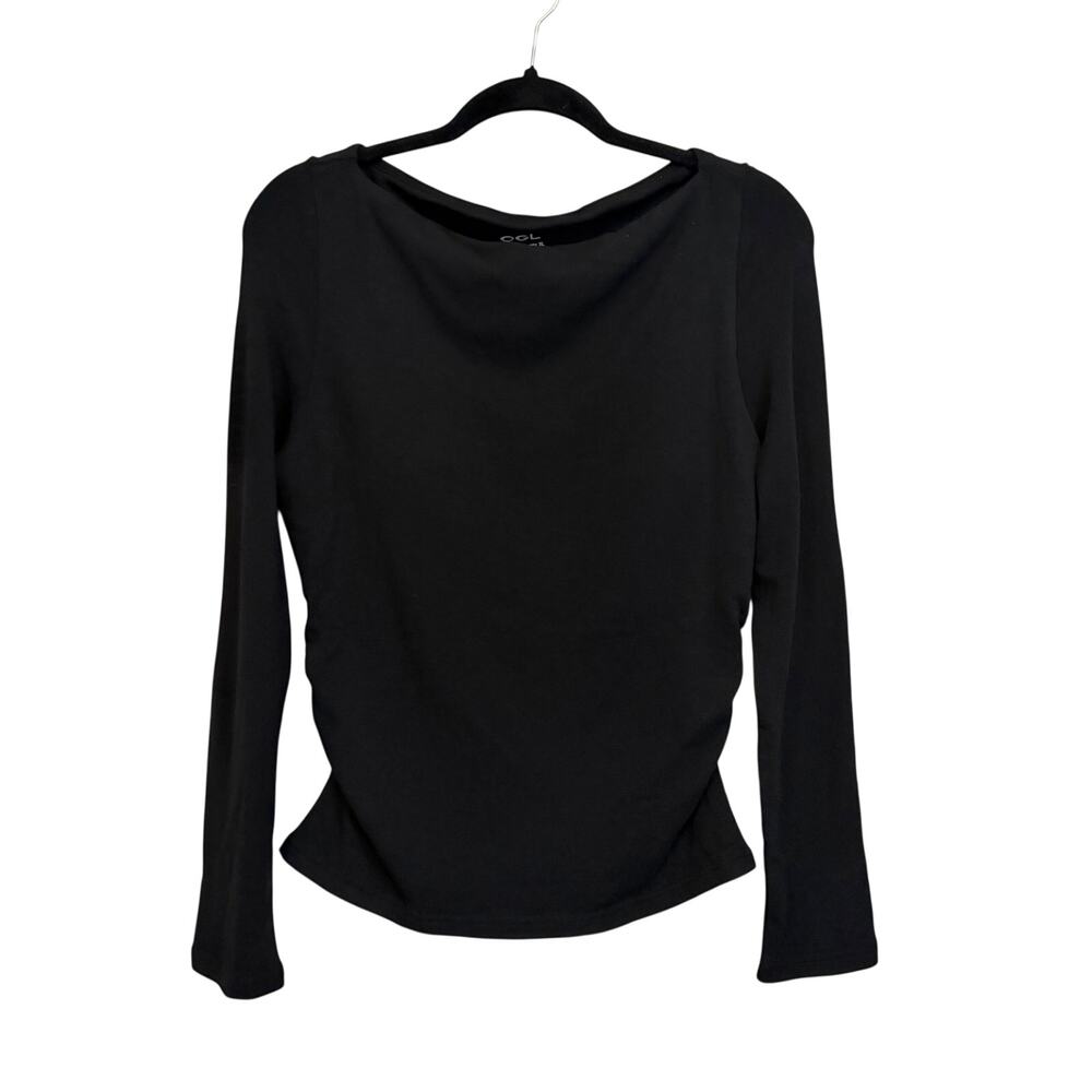 OGL Top XL Black Minimalist Clean Girl Feminine Gothic Capsule Basic Casual NWT